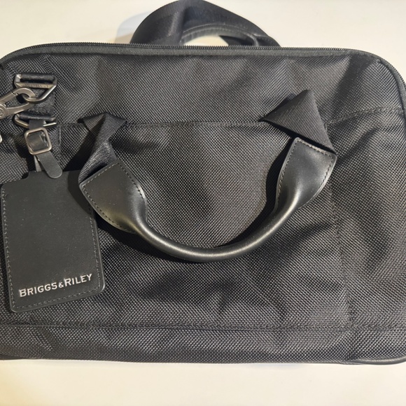 Briggs & Riley Work black Leather Slim Brief (KLB422-4) - Picture 11 of 16